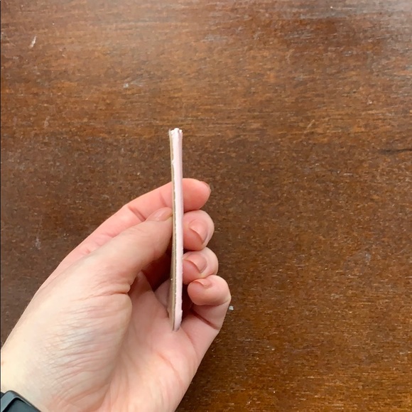 Phone wallet. Blush, pink. Adhesive. Unused. - Picture 3 of 3